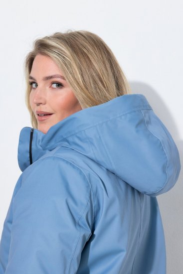 Ulla Popken 833341 Funktionsjacke Graublau - Jacken - Große Jacken für Damen