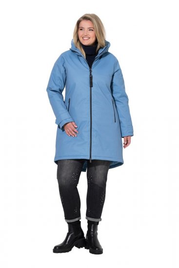 Ulla Popken 833341 Funktionsjacke Graublau - Jacken - Große Jacken für Damen