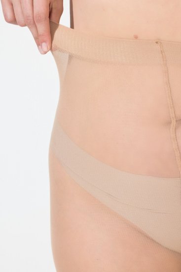 Ulla Popken 833654 Stützstrumpfhose Beige - Strumpfhosen & Socken - 
