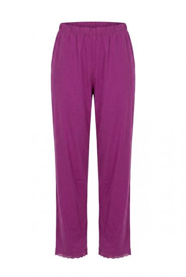 Ulla Popken 833660 Pyjama Violett - Pyjama/Loungewear - 