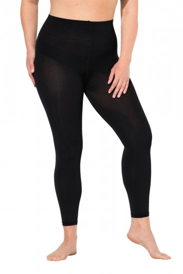 Ulla Popken 833806 Strumpfleggings 200 den Schwarz - Strumpfhosen & Socken - 