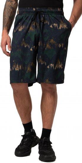 JP1880 Jay-Pi Bermuda QuickDry Mesh Fitness Shorts Khaki - Sportbekleidung & outdoor - Sportbekleidung in große größen für herren