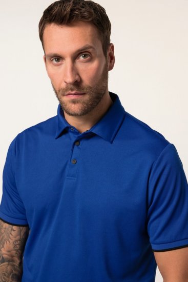 JP1880 Jay-Pi QuickDry Golf Polo Shirt Titanium Blue - Sportbekleidung & outdoor - Herren Outdoor- & Sportmode in 2XL und größer