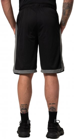 JP1880 Jay-Pi Bermuda QuickDry Mesh Fitness Shorts Black - Sportbekleidung & outdoor - Sportbekleidung in große größen für herren