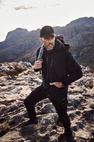 JP1880 Jay-Pi Functional Jacket Black - Sportbekleidung & outdoor - Sportbekleidung in große größen für herren