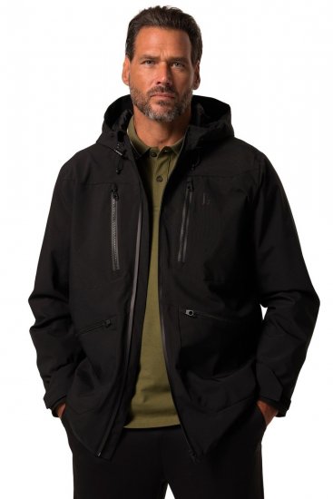 Jay-Pi 834145 Wasserdicht Funktionsjacke Schwarz - Sportbekleidung & outdoor - Herren Outdoor- & Sportmode in 2XL und größer