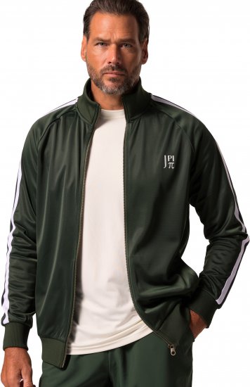 JP1880 Jay-Pi Fitness Technical Training Jacket Dark Green - Sportbekleidung & outdoor - Sportbekleidung in große größen für herren