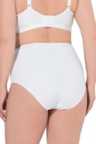 Ulla Popken 834307 Shaping-Slip mit Spitze Wollweiß - Shapewear - 