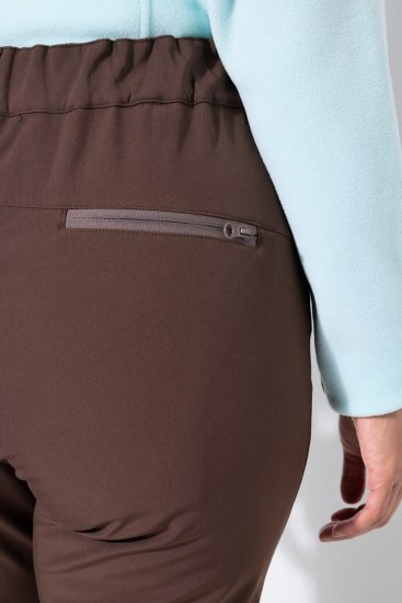 Ulla Popken 834662 Softshellhose mit Fleecefutter Taupe - Outdoor - 