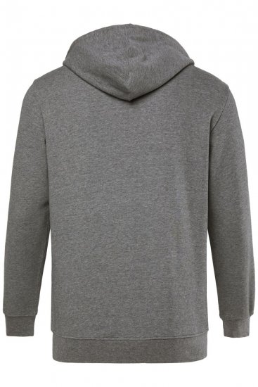 Men+ 851 Kapuzen-Sweatjacke Grau meliert - Herren-sweater und -hoodies - Herren-Sweater und -Hoodies in großen Größen