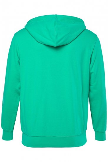 Men+ 851 Kapuzen-Sweatjacke Smaragdgrün - Herren-sweater und -hoodies - Herren-Sweater und -Hoodies in großen Größen