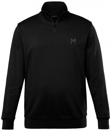 Men+ 856 Sweat-Troyer Schwarz - Herren-sweater und -hoodies - Herren-Sweater und -Hoodies in großen Größen
