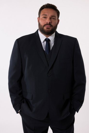 Men+ 064 Porto Sakko Dunkelblau - Herrenanzüge und -blazer - Herrenanzüge und -blazer in großen Größen