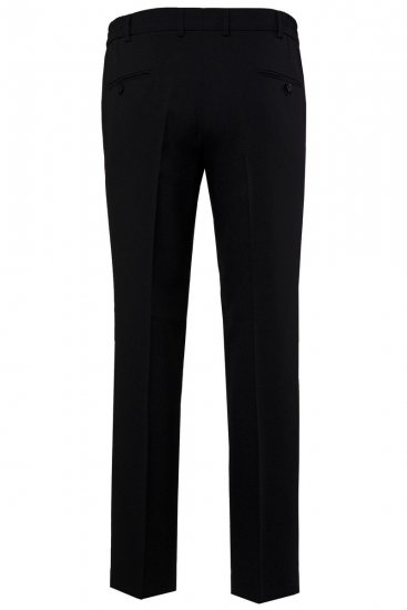 Men+ 066 Porto Anzughose Bauchfit Schwarz - Herrenanzüge und -blazer - Herrenanzüge und -blazer in großen Größen