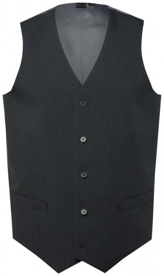 Men+ 067 Porto Anzugweste Grau - Herrenanzüge und -blazer - Herrenanzüge und -blazer in großen Größen