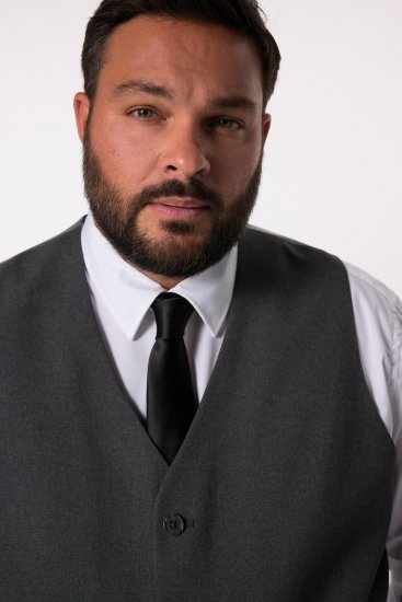 Men+ 067 Porto Anzugweste Grau - Herrenanzüge und -blazer - Herrenanzüge und -blazer in großen Größen
