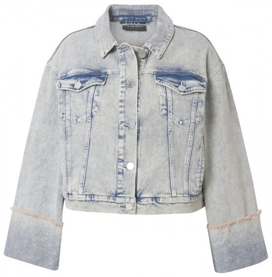 Ulla Popken 835486 Jeansjacke mit weiten Ärmeln Denimblau - Jacken - Große Jacken für Damen