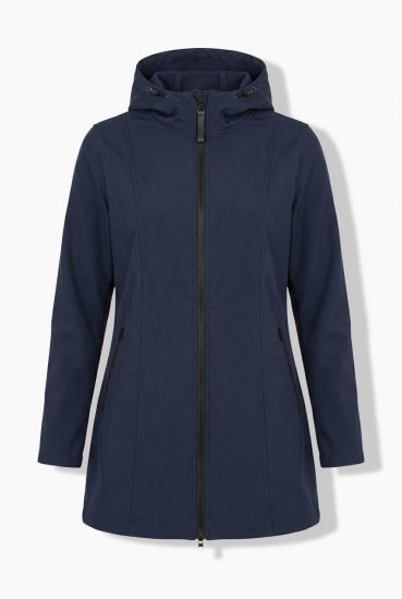 Ulla Popken 836064 Funktionsjacke Dunkelblau - Jacken - Große Jacken für Damen