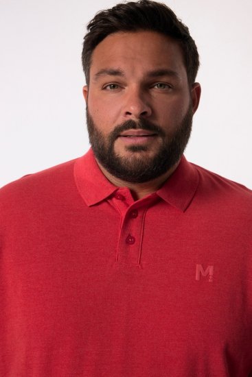 Men+ 256 Poloshirt Rot - Polo-shirts für herren - Polo-Shirts für Herren in großen Größen