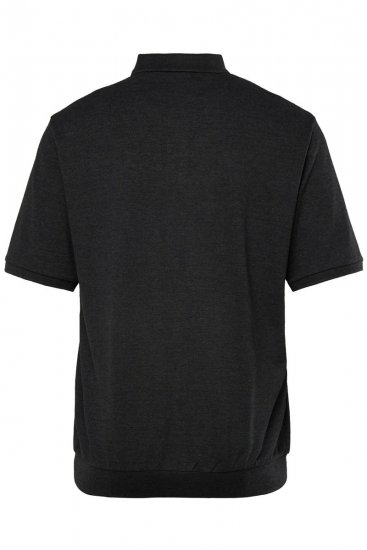 Men+ 264 Poloshirt Bauchfit Schwarz - Polo-shirts für herren - Polo-Shirts für Herren in großen Größen