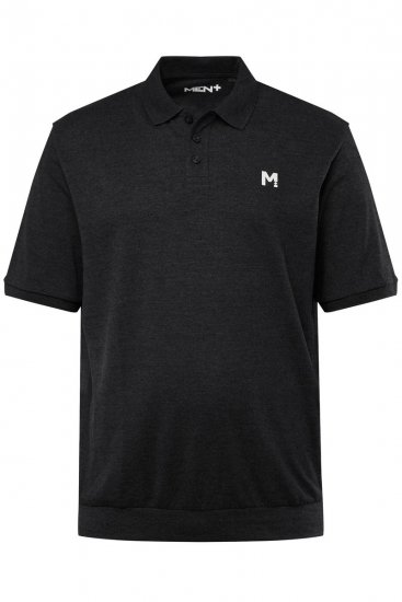 Men+ 266 Poloshirt Bauchfit Schwarz 2er-Pack - Polo-shirts für herren - Polo-Shirts für Herren in großen Größen