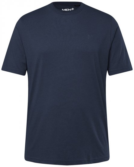 Men+ 276 T-Shirt Rundhals Dunkelblau - Herren-T-Shirts - Herren-T-Shirts in großen Größen