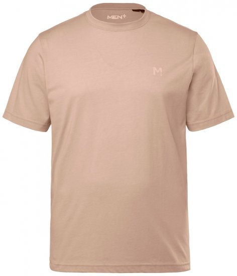 Men+ 276 T-Shirt Rundhals Sand - Herren-T-Shirts - Herren-T-Shirts in großen Größen