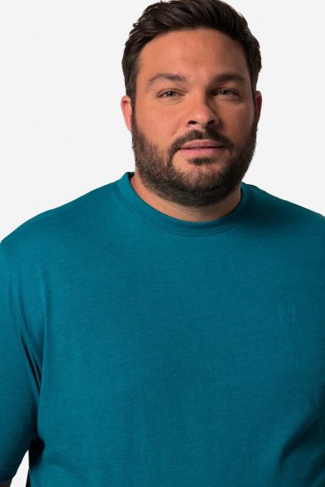 Men+ 276 T-Shirt Rundhals Graublau - Herren-T-Shirts - Herren-T-Shirts in großen Größen