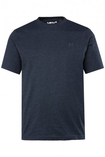 Men+ 285 T-Shirt Rundhals Dunkelblau 2er-Pack - Herren-T-Shirts - Herren-T-Shirts in großen Größen