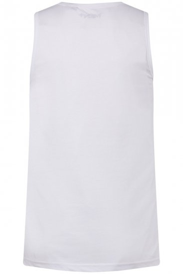 Men+ 303 Tanktop Weiß - Herren-T-Shirts - Herren-T-Shirts in großen Größen