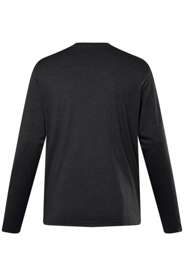 Men+ 307 T-Shirt Langarm Schwarz - Herren-T-Shirts - Herren-T-Shirts in großen Größen