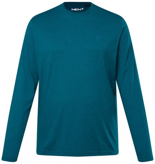 Men+ 307 T-Shirt Langarm Graublau - Herren-T-Shirts - Herren-T-Shirts in großen Größen