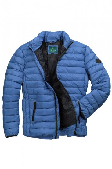 Boston Park 638 Steppjacke Bauchfit mit Stehkragen Cobaltblau - Herren jacken - Herren Jacken in großen Größen