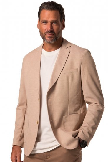 JP1880 836698 Blazer in Stretchqualität Beige - Herrenanzüge und -blazer - Herrenanzüge und -blazer in großen Größen