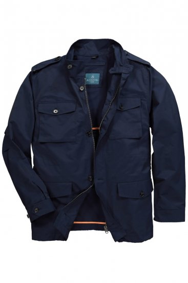 Boston Park 779 Fieldjacket mit Stehkragen Dunkelblau - Herren jacken - Herren Jacken in großen Größen