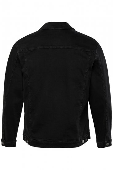 JP1880 836791 Jeansjacke mit vier Taschen Schwarz - Herren jacken - Herren Jacken in großen Größen