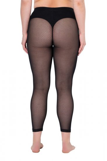 Ulla Popken 836800 Strumpfleggings Schwarz - Strumpfhosen & Socken - 