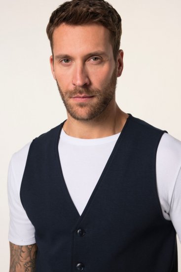 JP1880 New York Flexnamic Jerseyweste Dunkelblau - Herrenanzüge und -blazer - Herrenanzüge und -blazer in großen Größen