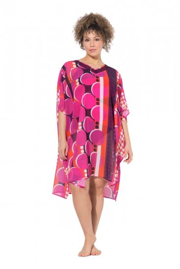 Ulla Popken 836864 Kleid Rosa - Kaftane - 