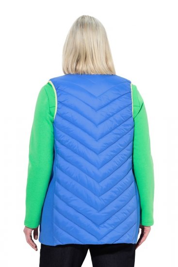 Ulla Popken 837409 Gesteppte HYPRAR Weste Blau - Westen - 