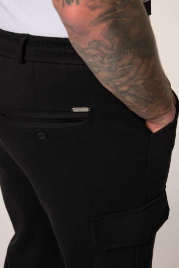 JP1880 New York Flexnamic Jerseyhose mit Cargotaschen Schwarz - Herrenanzüge und -blazer - Herrenanzüge und -blazer in großen Größen