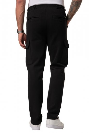 JP1880 New York Flexnamic Jerseyhose mit Cargotaschen Schwarz - Herrenanzüge und -blazer - Herrenanzüge und -blazer in großen Größen