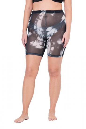 Ulla Popken 837679 Gemusterte Anti-Scheuer-Radler Dunkelblau - Anti-Scheuer-Radler - 