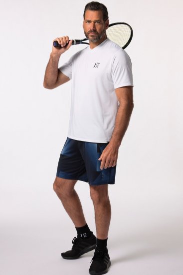 JP1880 FLEXNAMIC® GeoMotion Tennis Shorts Dark Blue - Sportbekleidung & outdoor - Herren Outdoor- & Sportmode in 2XL und größer