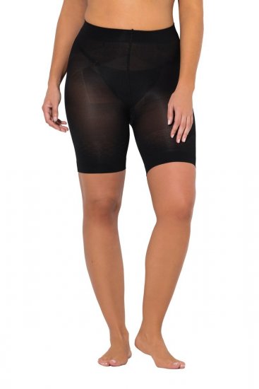 Ulla Popken 838209 Formende Anti-Scheuer-Radler Schwarz - Anti-Scheuer-Radler - 