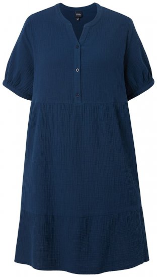 Ulla Popken 838567 Kurzärmliges Kleid Mehrfarbig - Midikleider - Midikleider in großen Größen