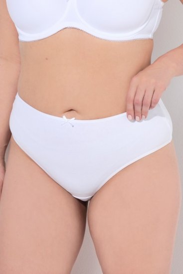 Ulla Popken 838637 Strings 3er-Pack Weiß - Slips - 