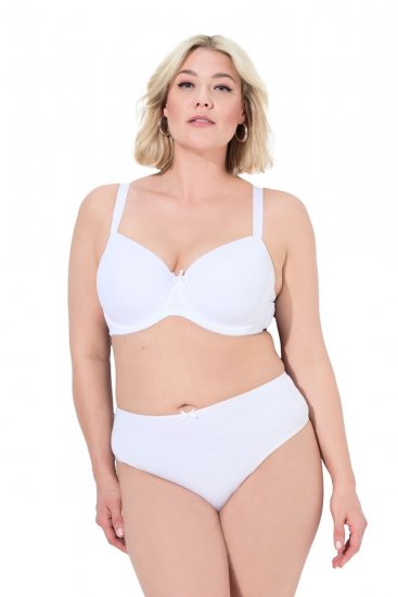 Ulla Popken 838637 Strings 3er-Pack Weiß - Slips - 