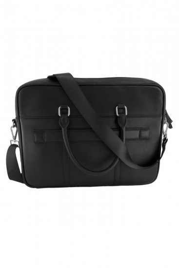 JP1880 838828 Laptoptasche aus Leder Schwarz - Taschen - 
