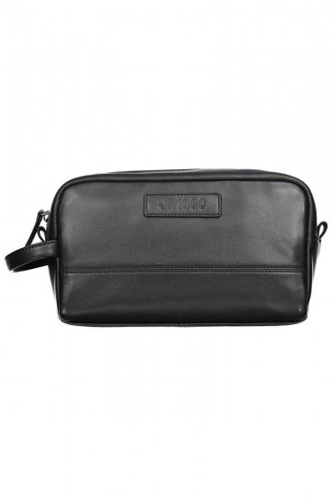 JP1880 838834 Kulturtasche aus Leder Schwarz - Taschen - 